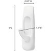 Command Utility Hooks Value Pack, Adhesive Hooks, Medium, 6 Wall Hooks 12 Medium - Image 3