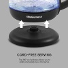 Elite Gourmet EKT1001B Electric BPA-Free Glass Kettle, Cordless 360° Base - Image 2