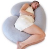 PharMeDoc Pregnancy Pillow, Body Pillow, C-Shape - Oreiller de Corps