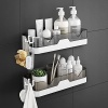 WeshyiGo 2-Pack Shower Caddy, Separable Shower Organizer with 4 Hooks