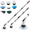 EXFEEKO Electric Spin Scrubber, Cordless Cleaning Brush with 7 Replaceable