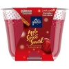 Glade Scented Candle, Apple Spice Swirl, Limited Edition, 3-Wick Candle, Air