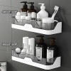 WeshyiGo 2-Pack Shower Caddy, Separable Shower Organizer with 4 Hooks - Image 4