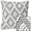 Lush Decor Adelyn Decorative Single Pillow Cover For Home, 20" x 20", Gray - Image 5