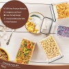 Airtight Food Storage Containers Set with Lids, 24 PCS Clear Kitchen Pantry - Image 4