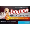 Bounce Dryer Sheets, Pet Hair and Lint Guard, Mega Size, Fresh Scent, 60 Count