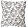 Lush Decor Adelyn Decorative Single Pillow Cover For Home, 20" x 20", Gray